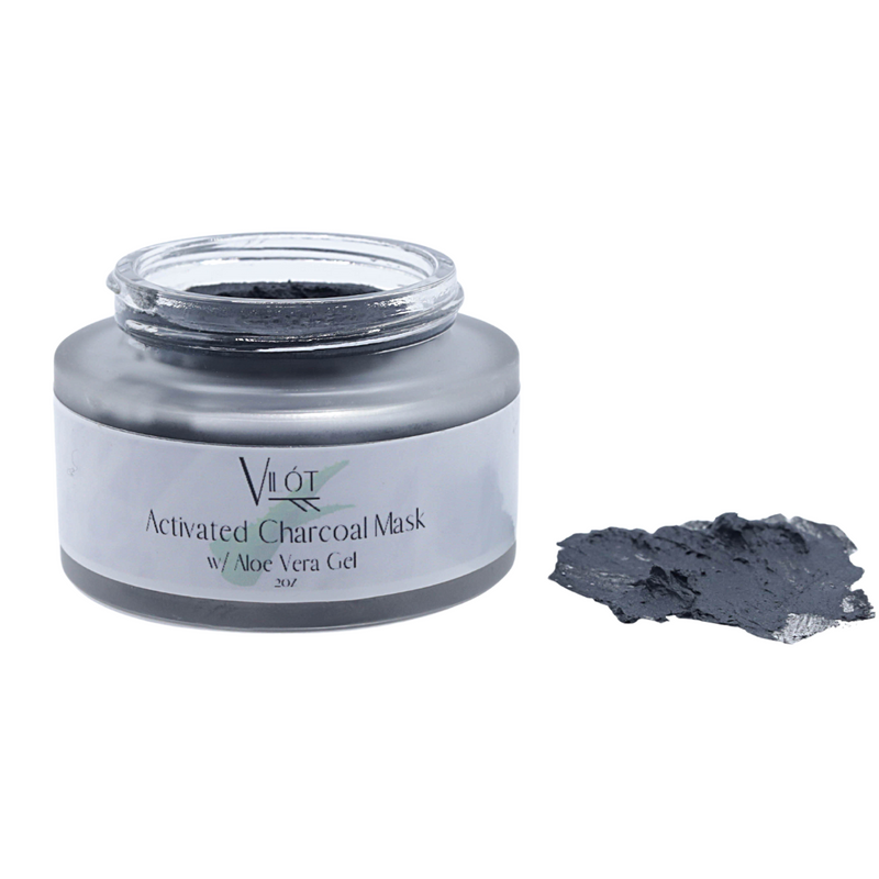 Vilot Skin Activated Charcoal Mask: Deep Pore Cleanse & Skin Detoxification