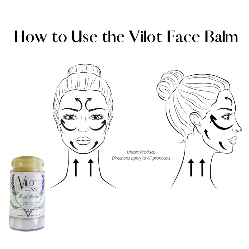 Vilot Skin Rejuvenating Face Balm, Daily Dewy Collagen Moisturizer & Hydrating balm for repairing the skin barrier of all skin types